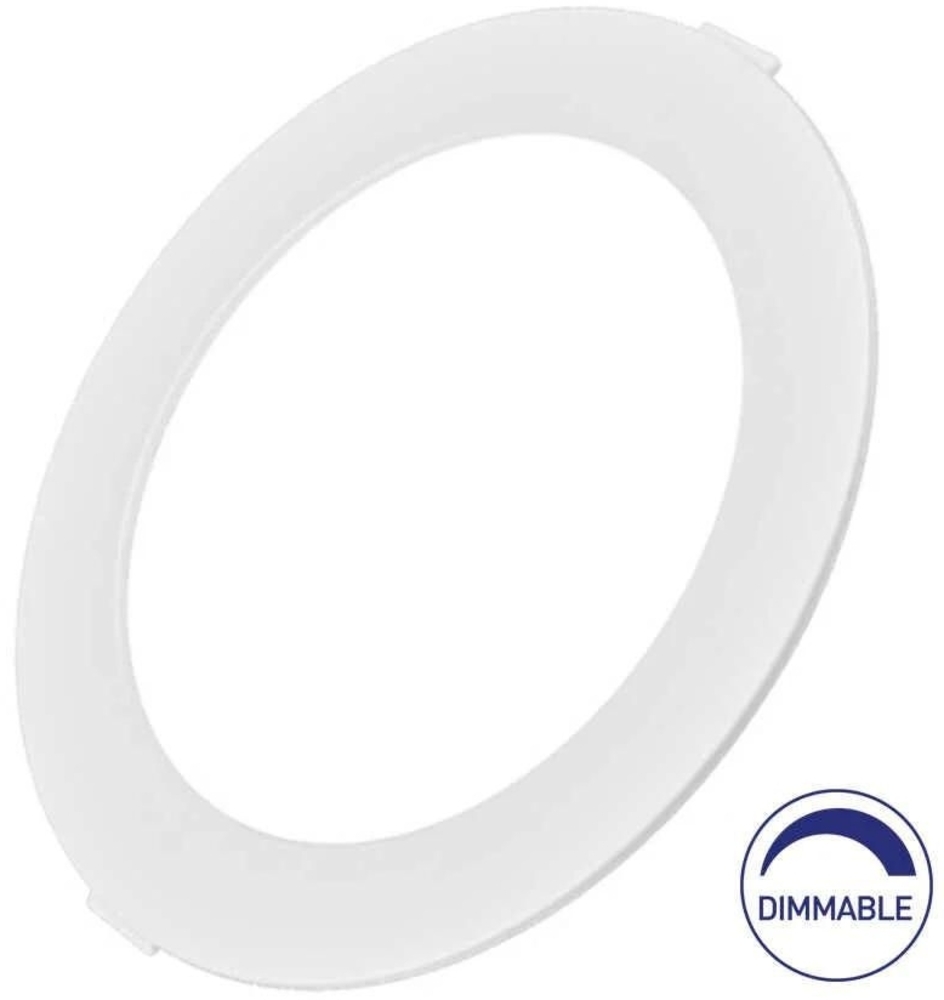 18w LED Slim Decken Unterputz Spot in Weiß|rund|dimmbar|Ø229x26mm|Neutralweiß|1800 Lumen Bild 1