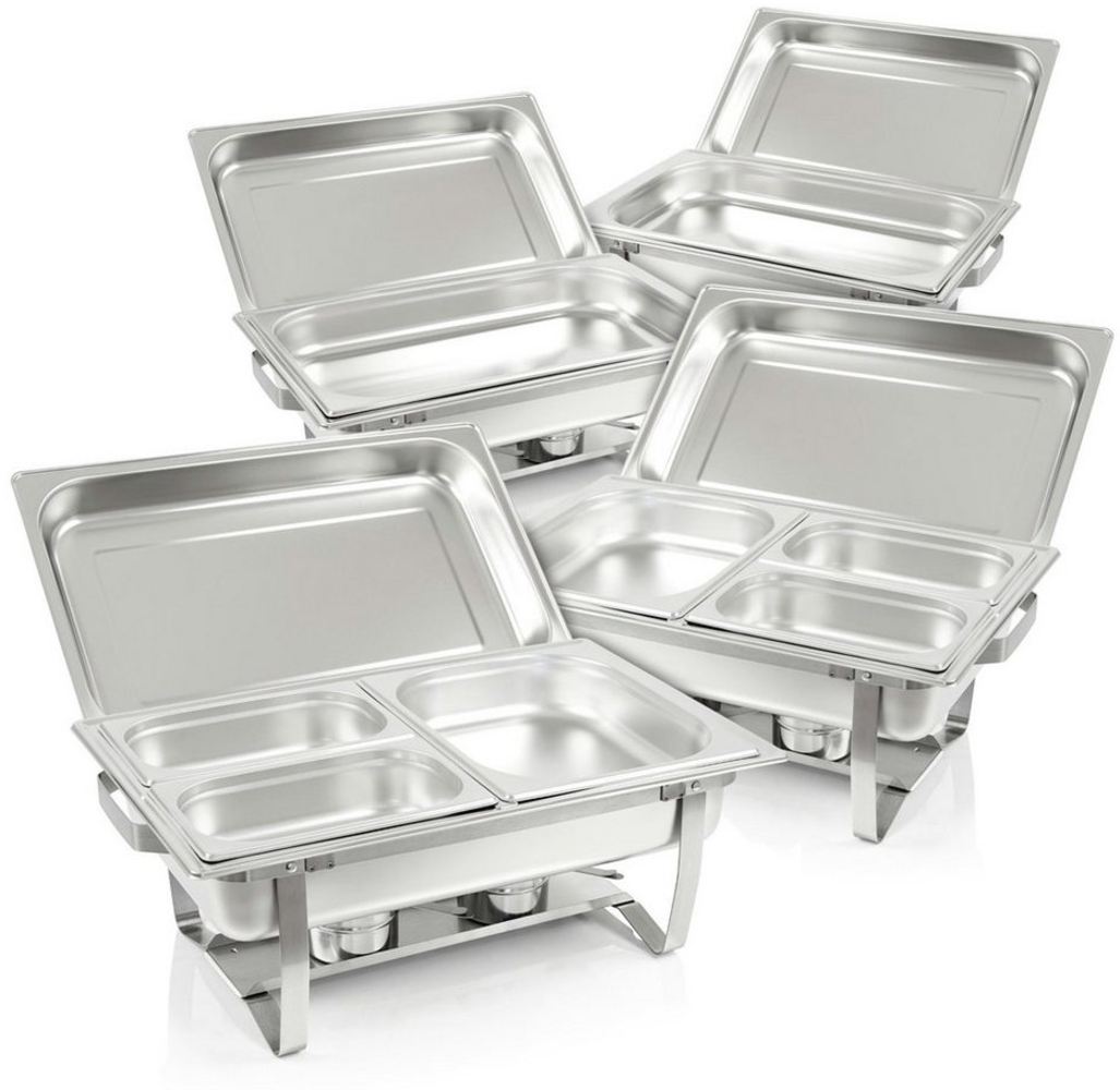 Mahlzeit Speisenwärmer Chafing dish Profi Set "Grenoble", 30 teilig Bild 1