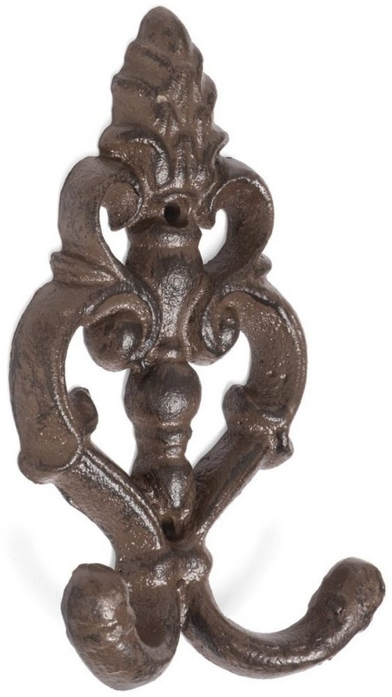 Moritz Wandgarderobe Garderobenleiste Lilie Fleur de Lis (Hakenleiste), Hakenleiste Haken Kleiderhaken Garderobenhaken Vintage Bild 1