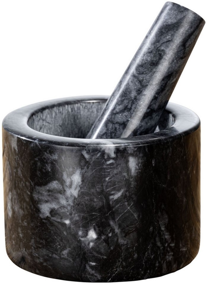 Wenko Mörser Marmor mit passendem Stößel schwarz Bild 1