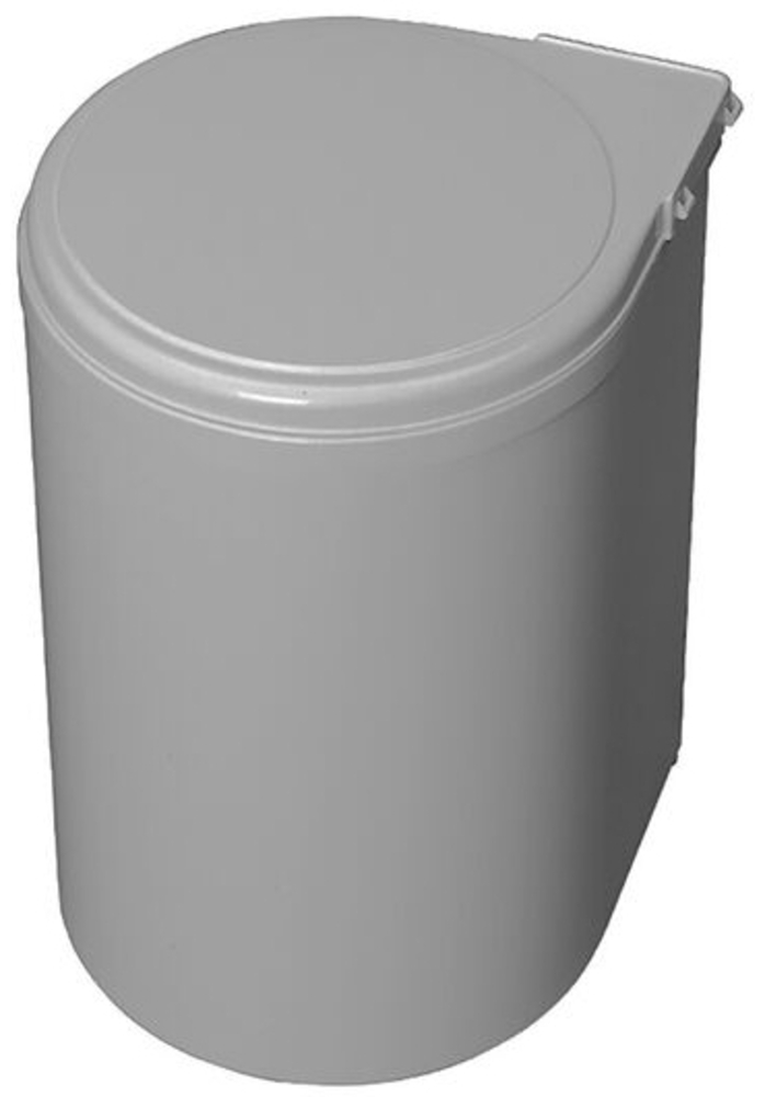 emuca 8035821 Abfalleimer 13 Liter ab 40 cm Schrankbreite, Kunststoff grau Bild 1