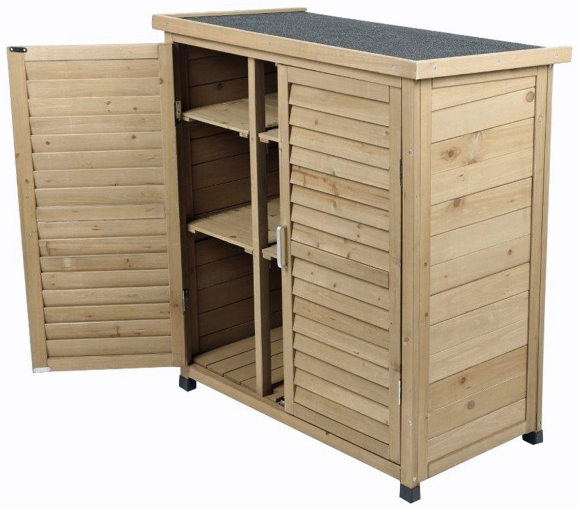 Gartenschrank Tannenholz Gerätehaus Geräteschuppen Garten Schuppen Schrank Bild 1