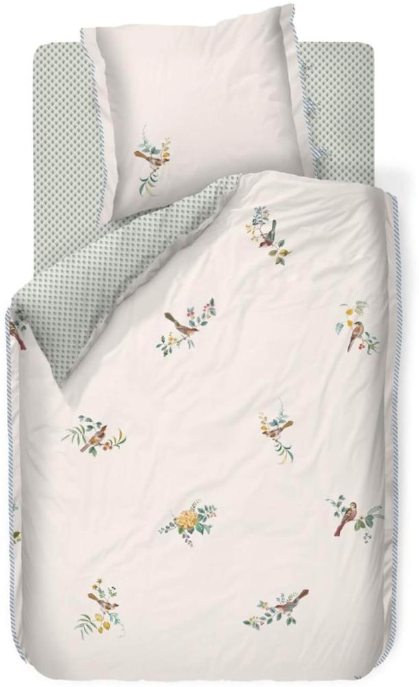 Pip Studio Bettwäsche Little Birds White Perkal 200 x 200 + 2x 80 x 80 cm Bild 1