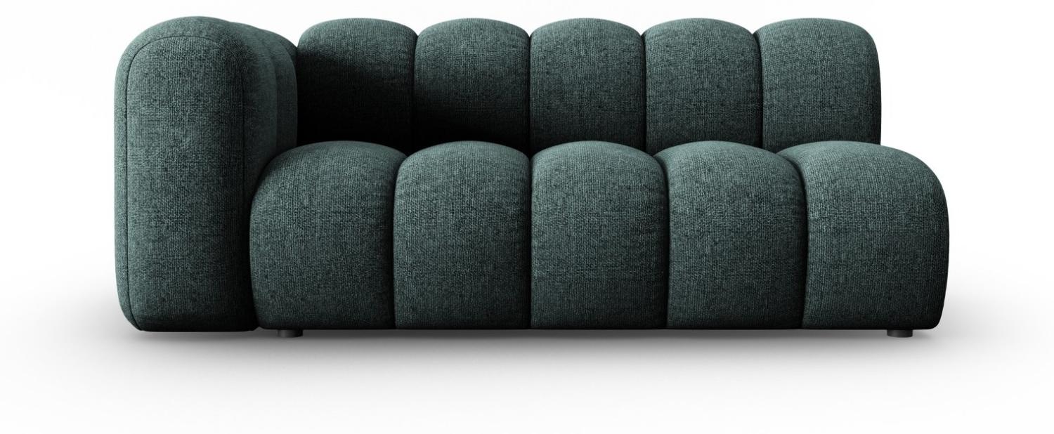 Micadoni Modulares Sofa Lupine 3-Sitzer Links Chenille Petrol Bild 1