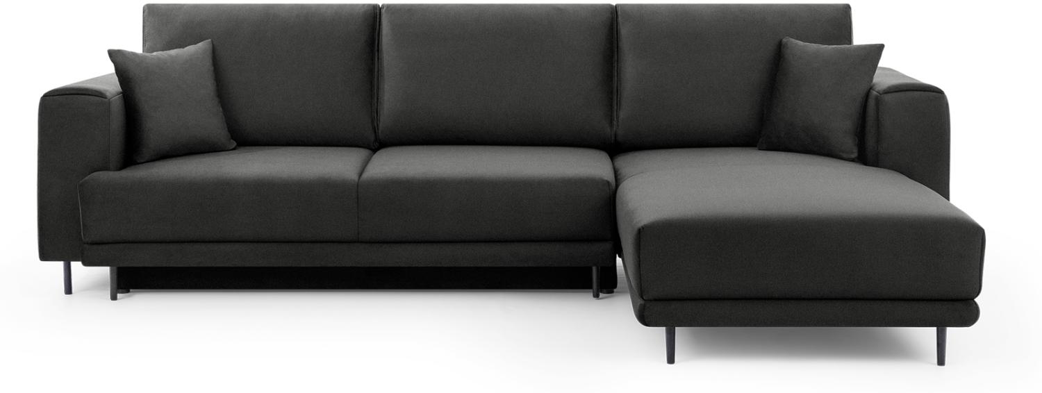 ELTAP 'Dalia' Ecksofa, Dunkelgrau, 95 x 190 x 289 cm, Rechts Bild 1