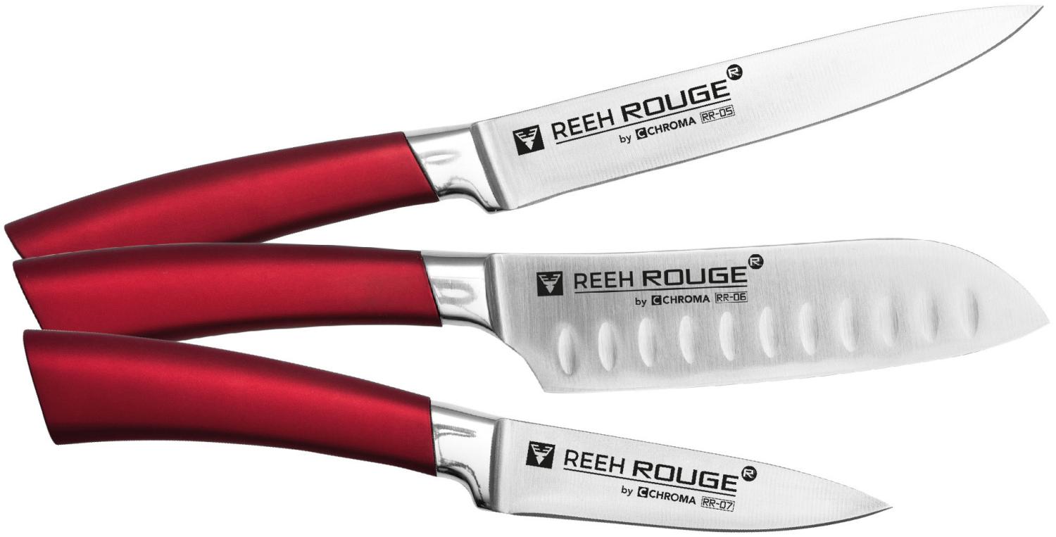 REEH ROUGE by CHROMA 3 tlg Messerset RR-Set-02 Bild 1