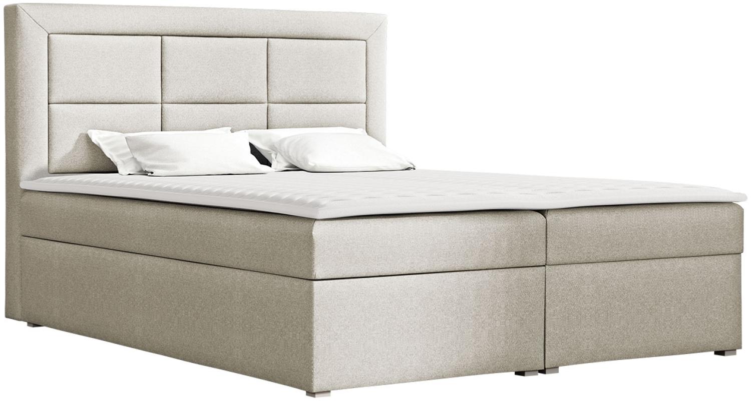 Boxspringbett Classic Box, Beigebeige, 160x200 cm Bild 1