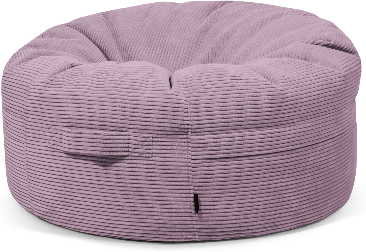 Sitzsack ‘Roll 105‘, Bezugstoff - Waves, 100% Polyester, Lilac, 50x105x105 cm. Bild 1