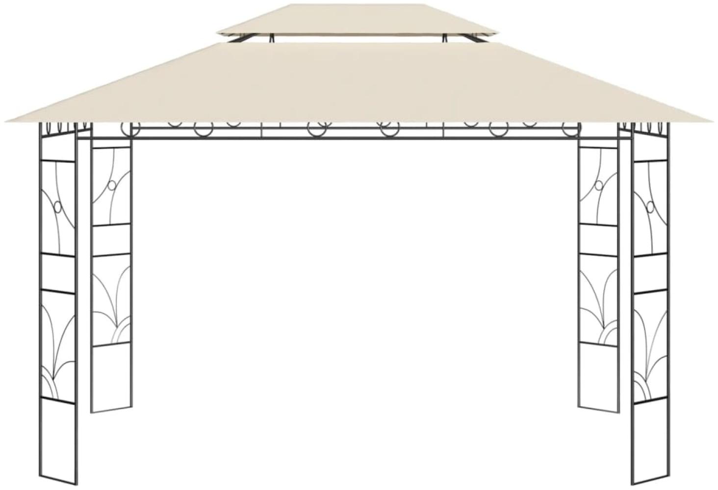 vidaXL Pavillon 4x3x2,7 m Creme 160 g/m² 313915 Bild 1