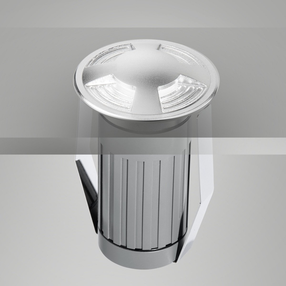 Fabas Luce 6910-02-024 LED Bodeneinbauleuchte Yuma 2 rund 70mm edelstahl IP67 Bild 1