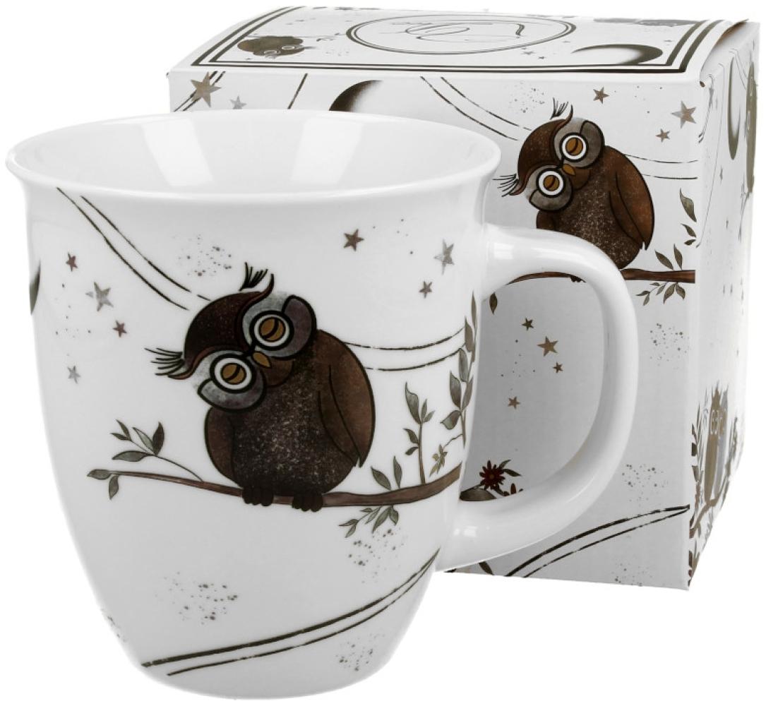 DUO ANIMALS Becher 650 ml CHARMING OWLS New Bone China Porzellan Bild 1