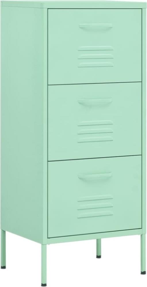 vidaXL Lagerschrank Minzgrün 42,5x35x101,5 cm Stahl 336185 Bild 1