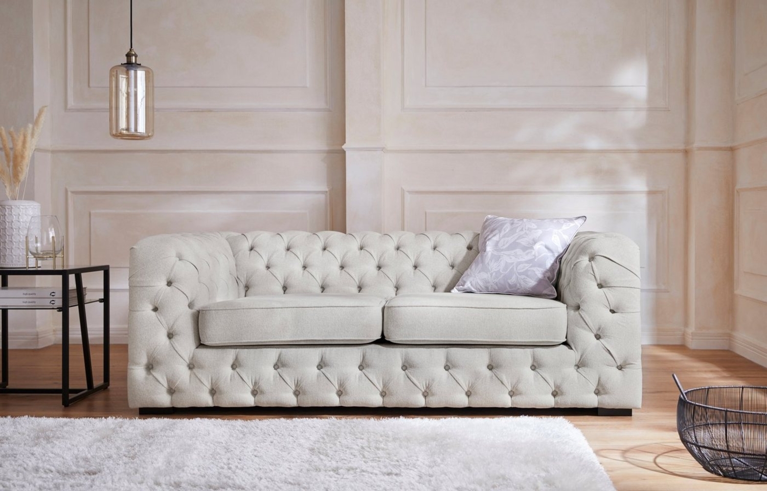 Guido Maria Kretschmer Home&Living Chesterfield-Sofa Kalina, mit klassischer Chesterfield-Knopfheftung Bild 1
