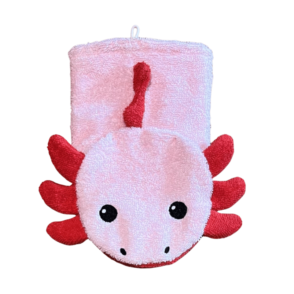 Bio Waschlappen Meeres Tieren Axolotl Bild 1