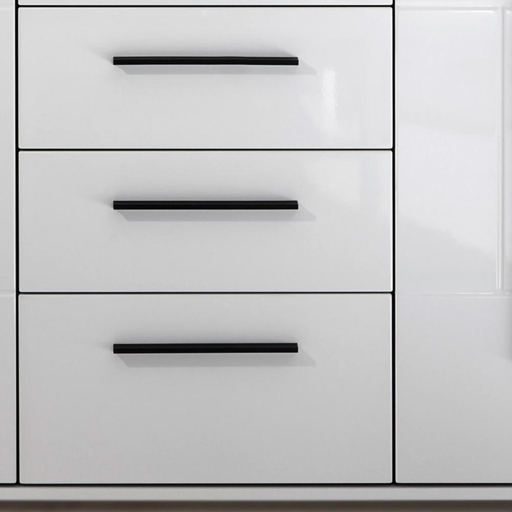 Stylefy Artana Kommode Weiß Matt | Weiß Hochglanz Bild 1