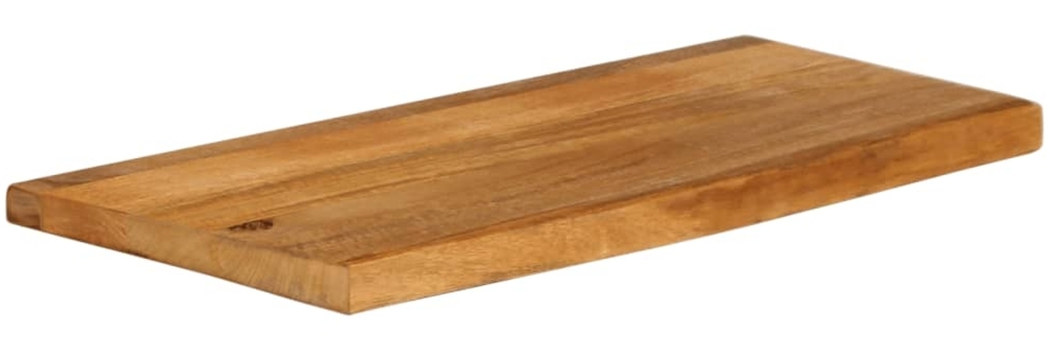 vidaXL Tischplatte mit Baumkante 90x40x3,8 cm Massivholz Mango 370587 Bild 1