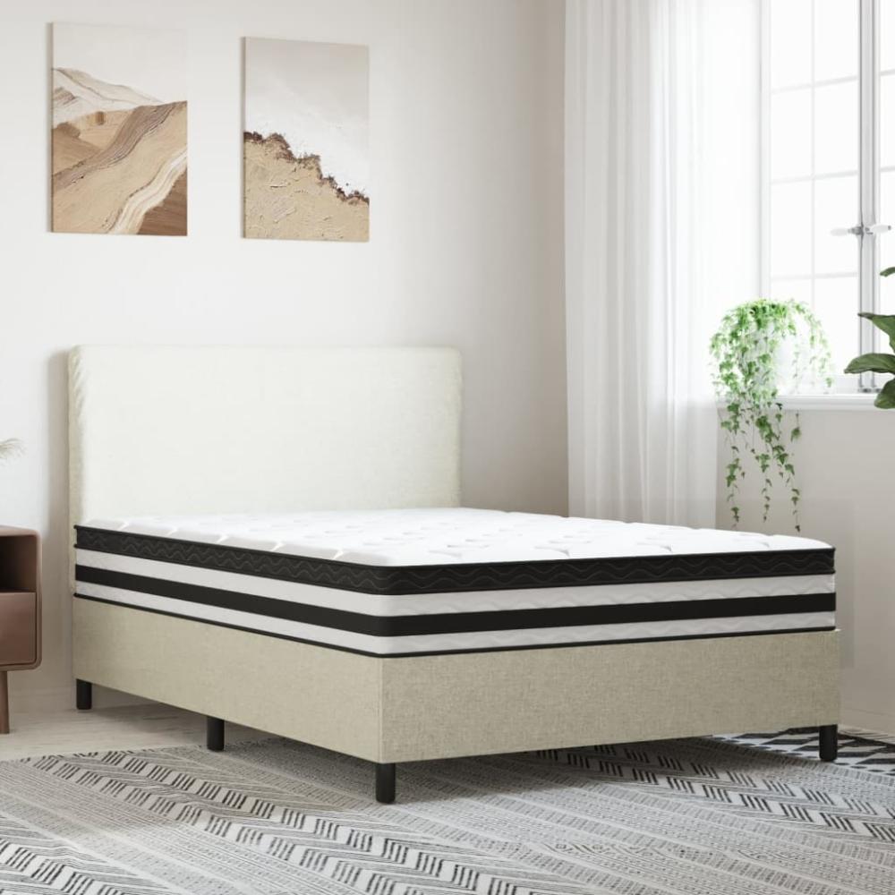 vidaXL Matratze Taschenfederkern Mittel 140x200 cm 372920 Bild 1