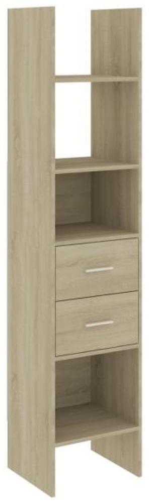 vidaXL Bücherregal Sonoma-Eiche 40x35x180 cm Holzwerkstoff 803419 Bild 1