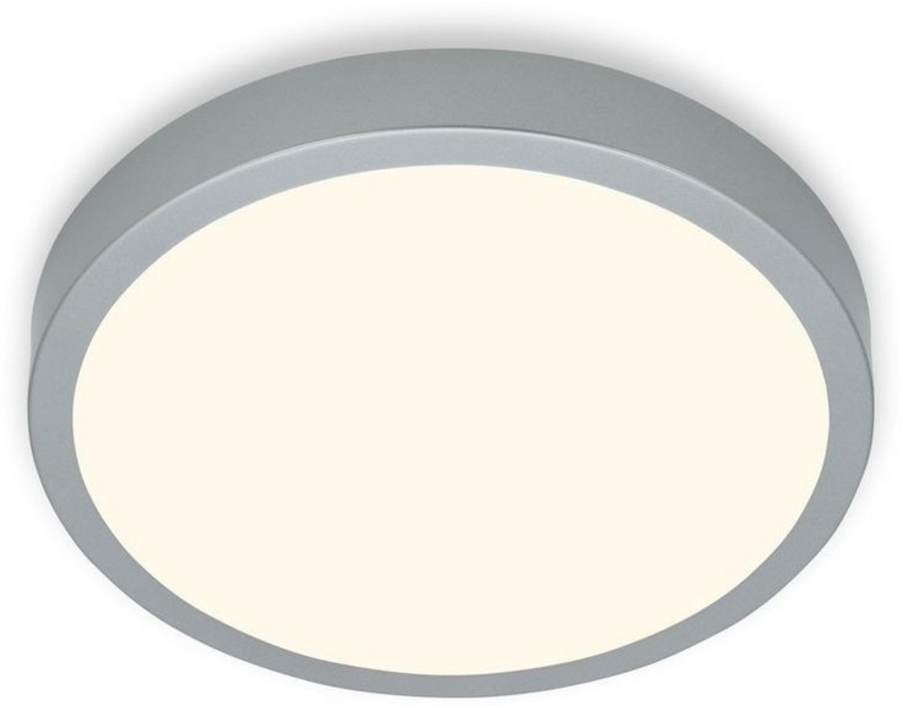 Briloner LED Deckenleuchte Runa Ø 38 cm, Metallrahmen silber Bild 1