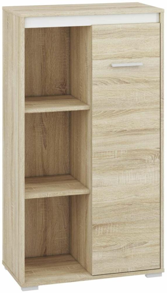 Stylefy Vanesa Highboard Sonoma Eiche Weiß Bild 1