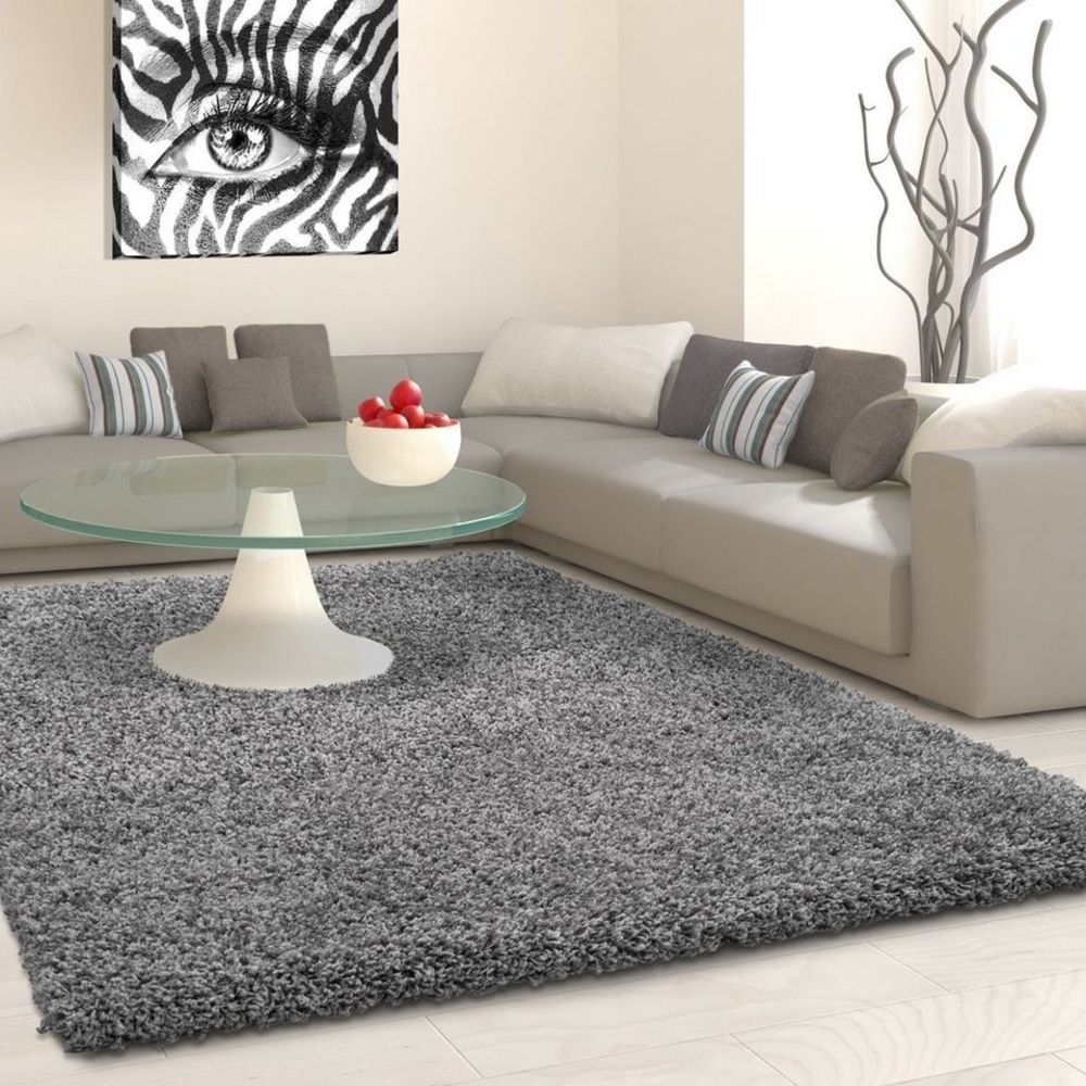 Shaggy Teppich LIFE GREY 80 X 150cm Rechteck Bild 1