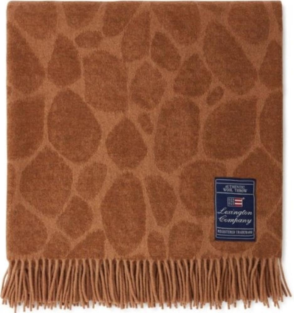 LEXINGTON Decke Graphic Recycled Wool Mix Dark Beige (130x170) 12130116-2570-TH10 Bild 1