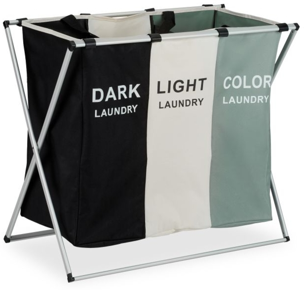 Faltbarer Wäschesammler 3 Fächer 10050807 Bild 1