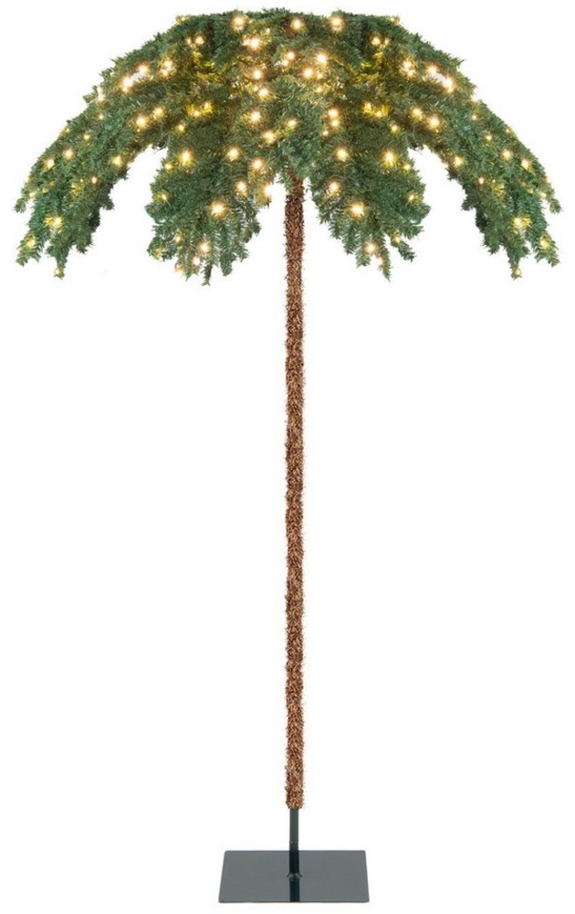 COSTWAY Künstlicher Weihnachtsbaum, mit 813 Zweigspitzen, 250 warmweißen LED Bild 1