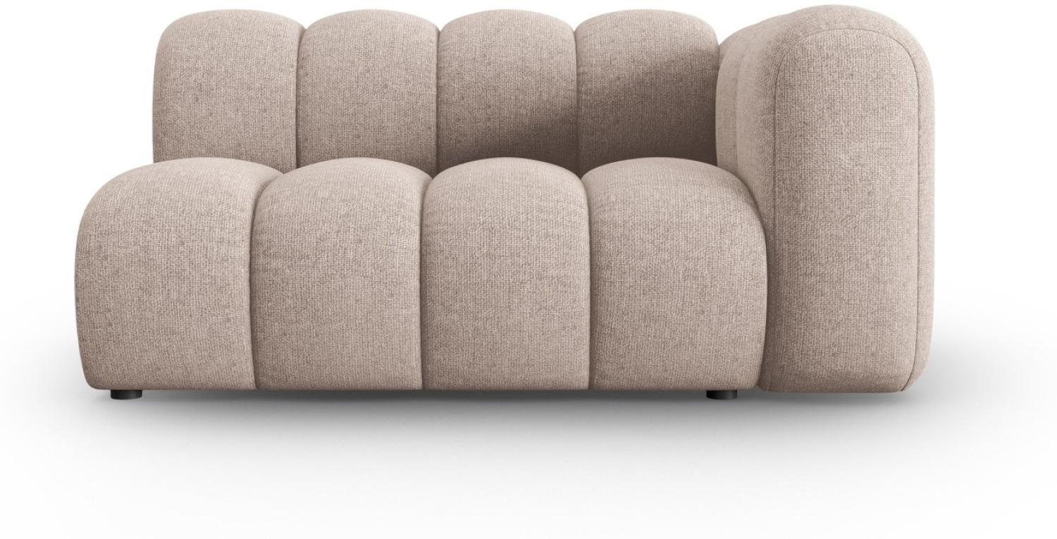 Micadoni Modulares Sofa Lupine 2-Sitzer Rechts Chenille Beige Bild 1