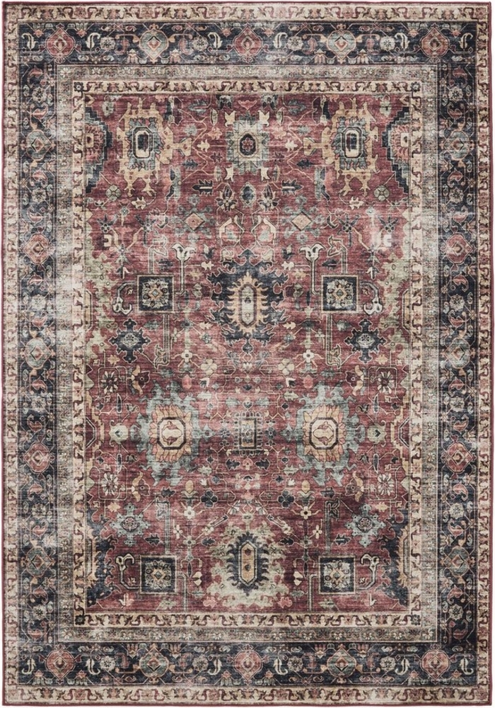 benuta Teppich George, rechteckig, Höhe: 5 mm, Vintage-Look, Kurzflor, Teppich Wohnzimmer, Schlafzimmer, Waschbar Bild 1