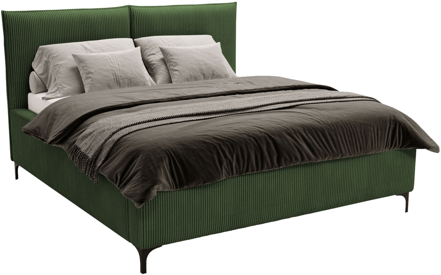 Polsterbett Leon Cord (Farbe: Poso 14, Größe: 140x200 cm) Bild 1