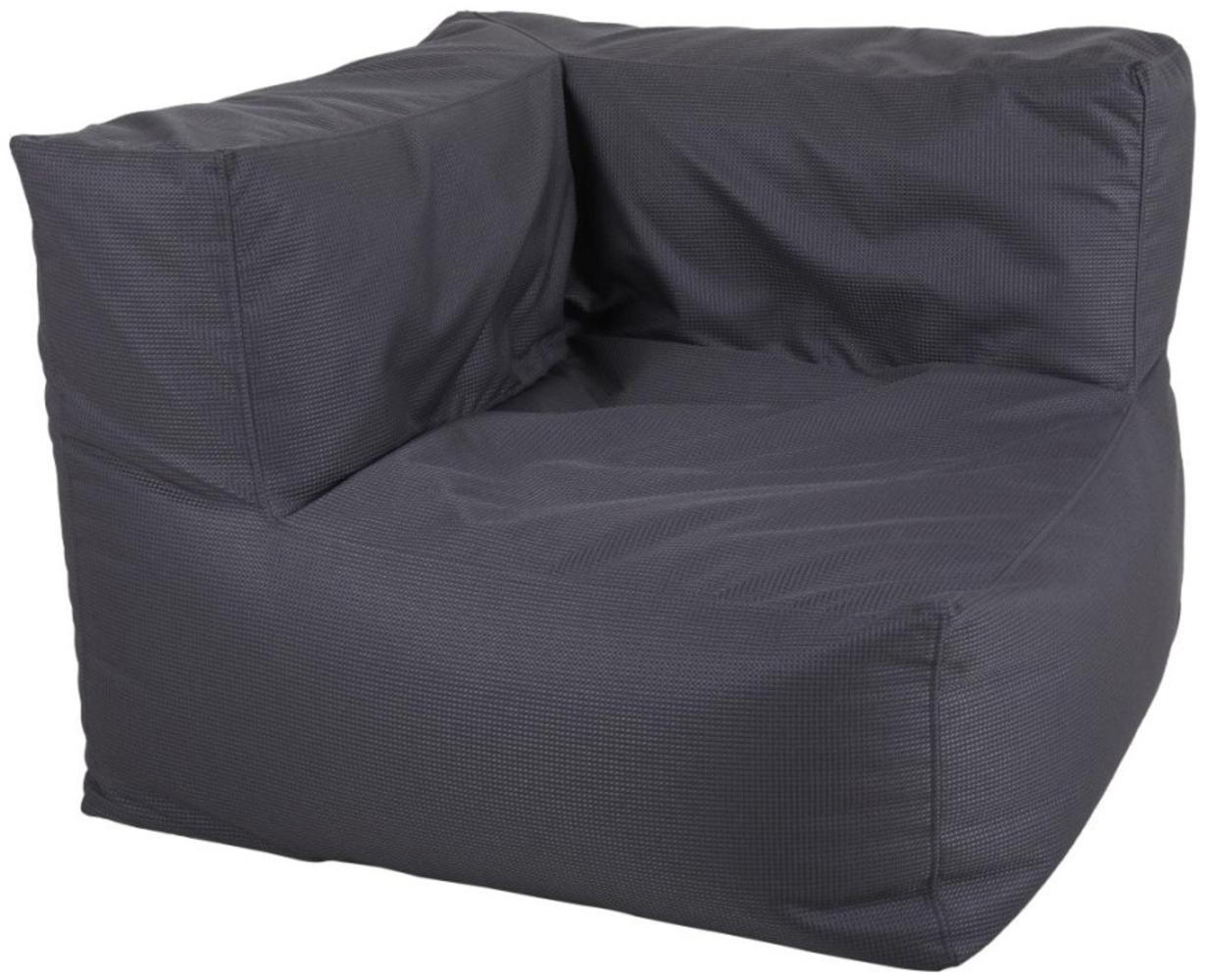 Gartenpouf Galloway Corner, Grau, 90x90x72 cm Bild 1