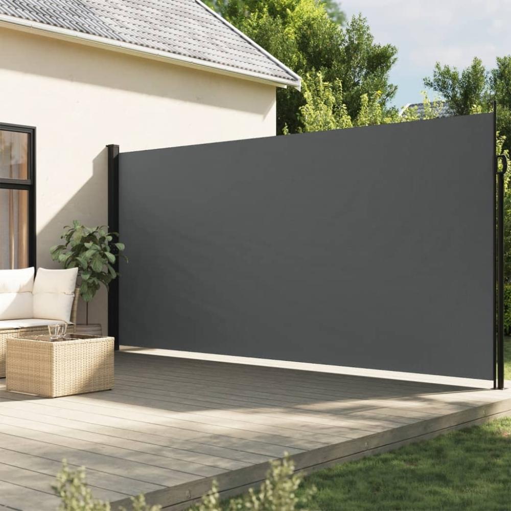 vidaXL Seitenmarkise Ausziehbar Anthrazit 200x500 cm 4004473 Bild 1