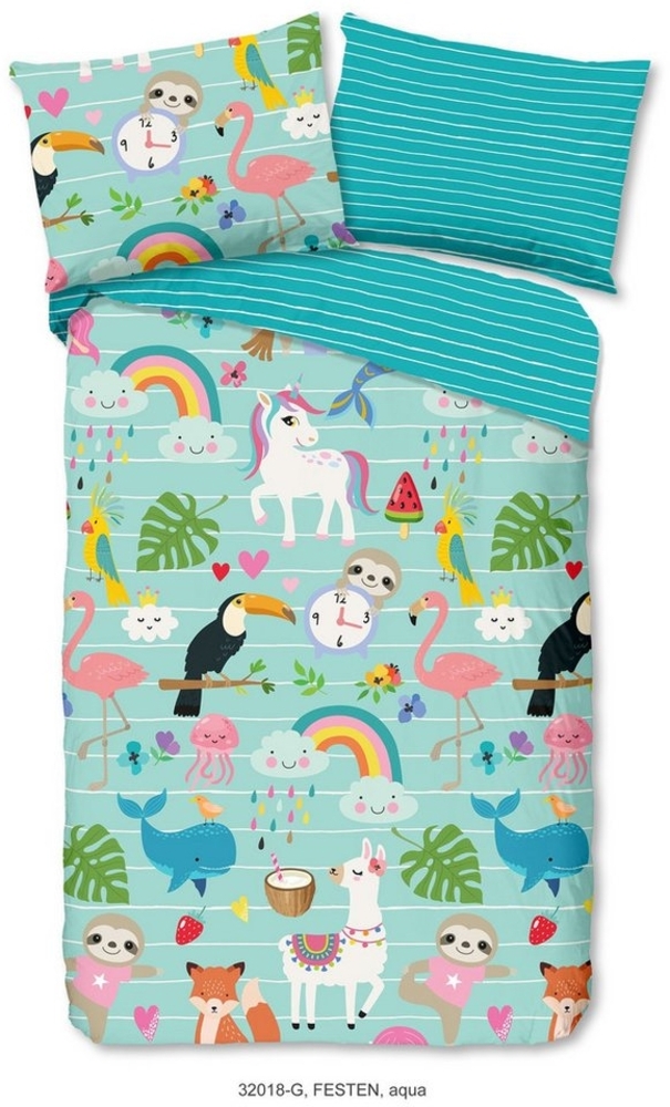 good morning Kinderbettwäsche Kinderbettwäsche Festen, Good Morning Bettwäsche-Set, 1 teilig Bild 1