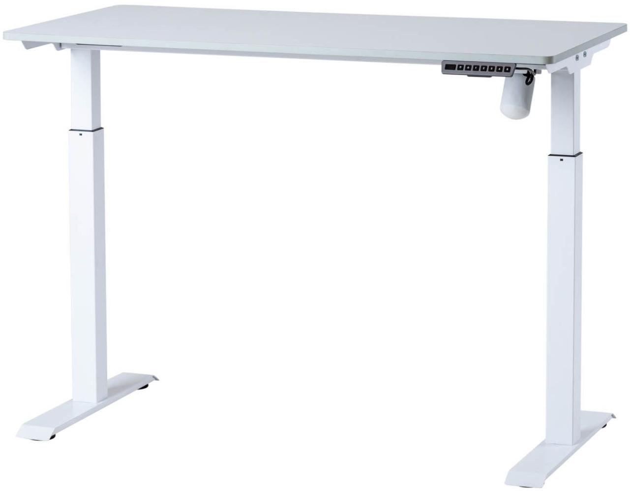 Sun-Flex ErgoFinland EASYDESK ELITE - Gerade - Rechteckige Form - MDF-Platten - Kunststoff - Stahl - Homeoffice - Weiß Bild 1