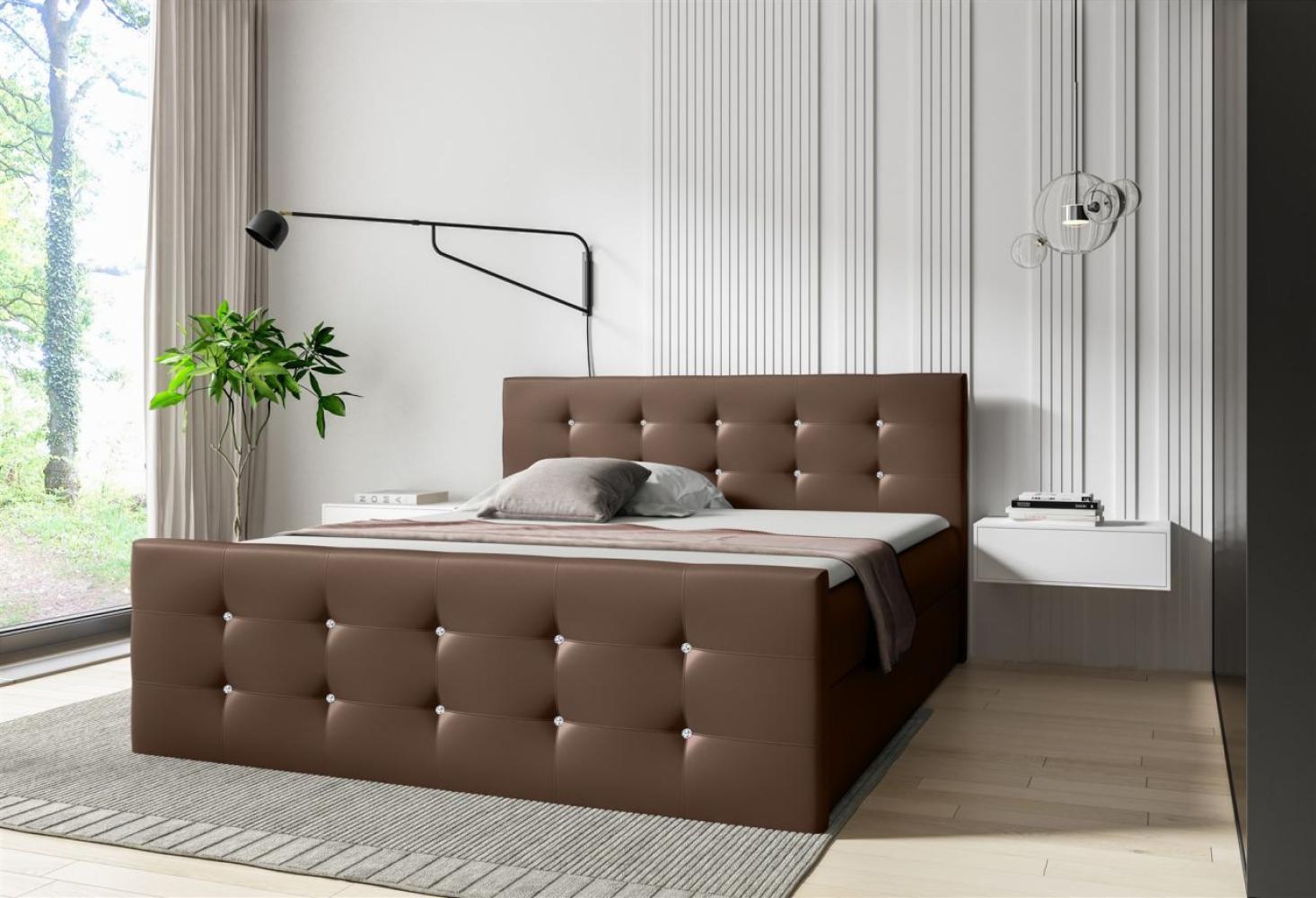 Boxspringbett Schlafzimmerbett LIAMOS 120x220cm Bild 1