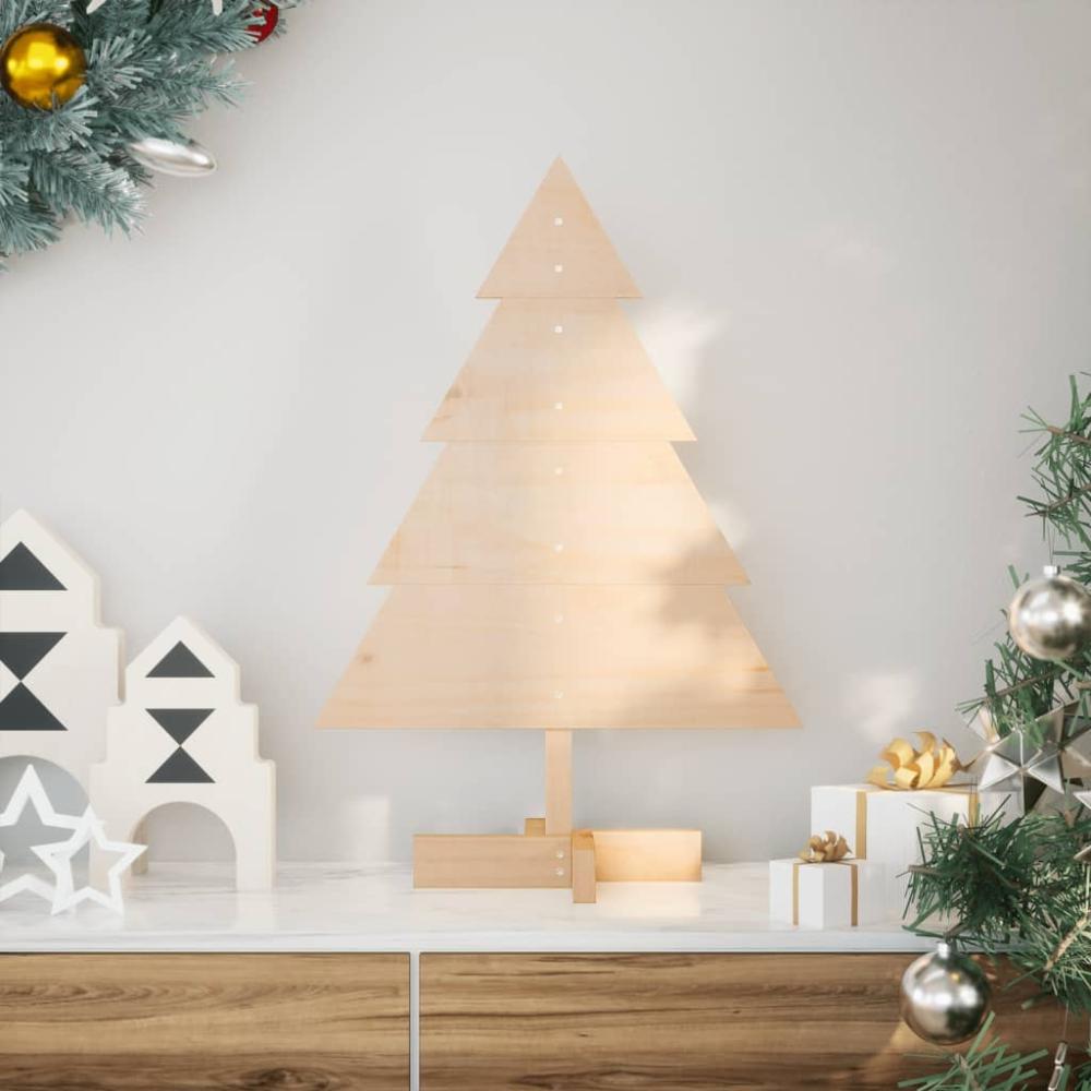 vidaXL Weihnachtsbaum Holz zum Schmücken 70 cm Massivholz 4019699 Bild 1