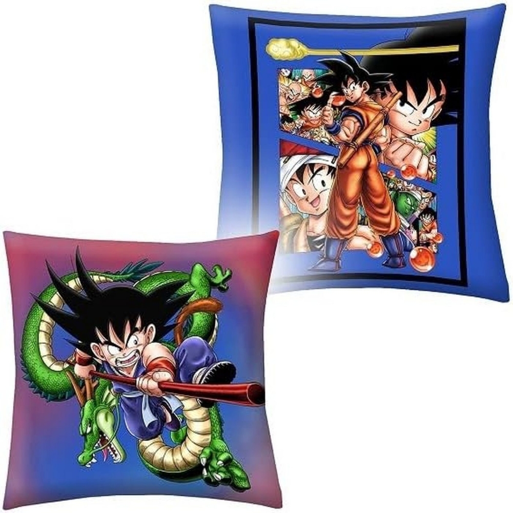 Halantex Dekokissen Dragonball Z Son-Goku Kissen Dekokissen Kinderkissen 40 x 40 cm Bild 1