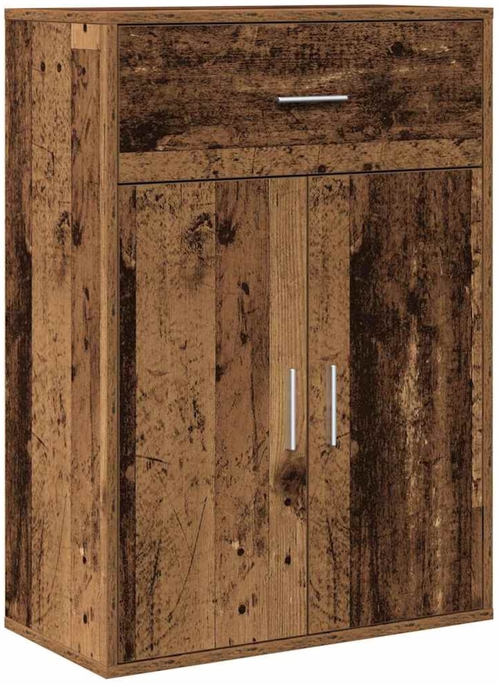 vidaXL Sideboard mit Schubladen Altholz 79 x 38 x 80 cm Holzwerkstoff 871425 Bild 1