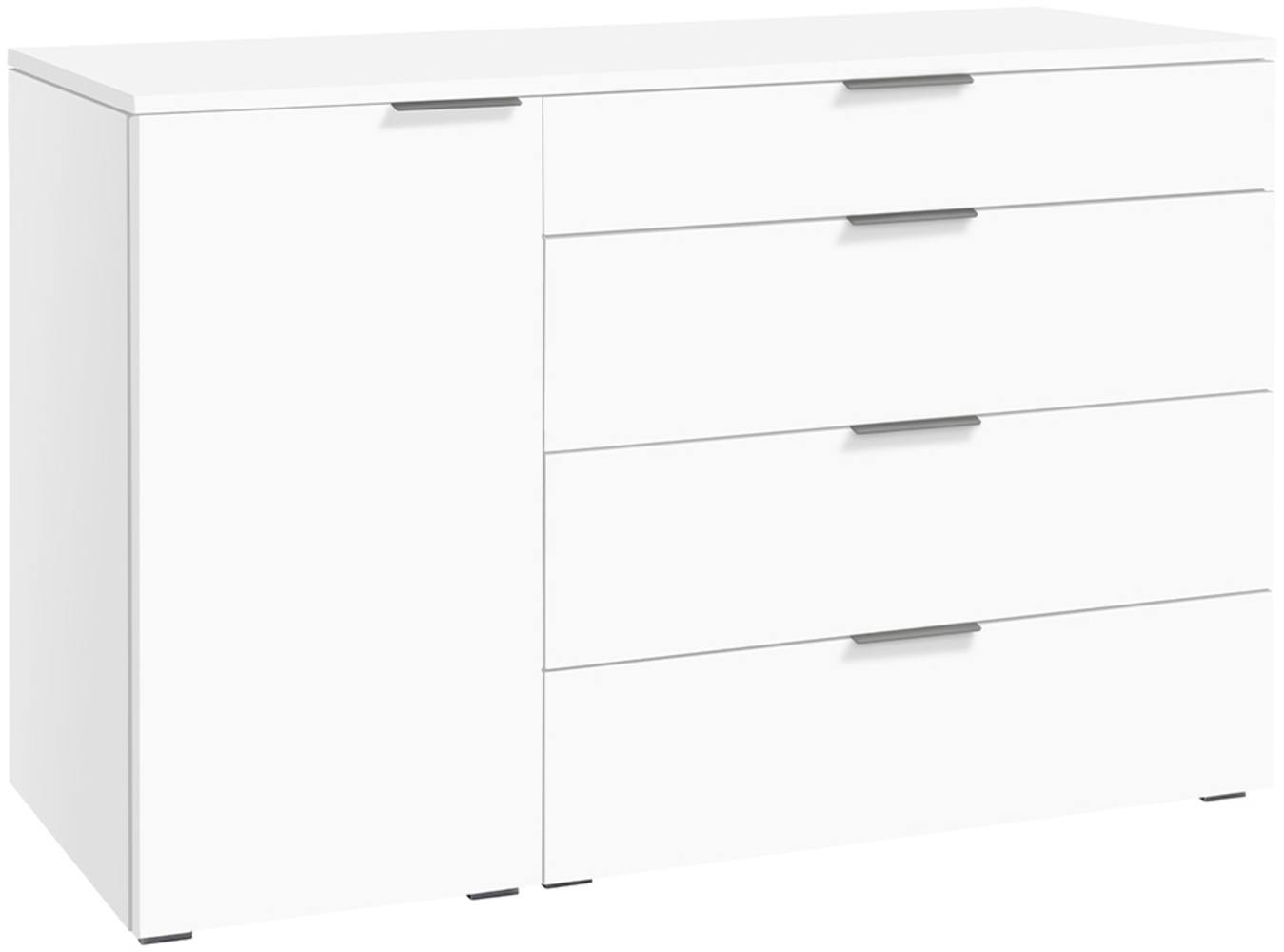 Hasena Kommode Totrino weiss Weiss teilmontiert Bild 1