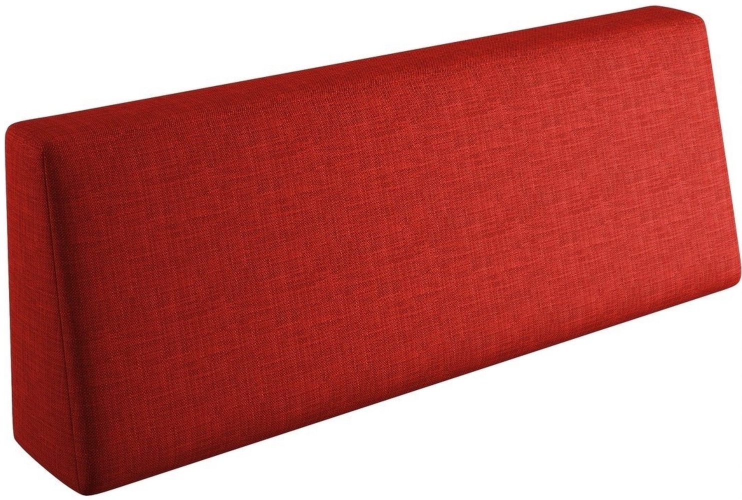 sunnypillow Rückenkissen Palettenkissen mit abnehmbarem Bezug Rückenkissen 120x40x20/10cm, Rot Bild 1