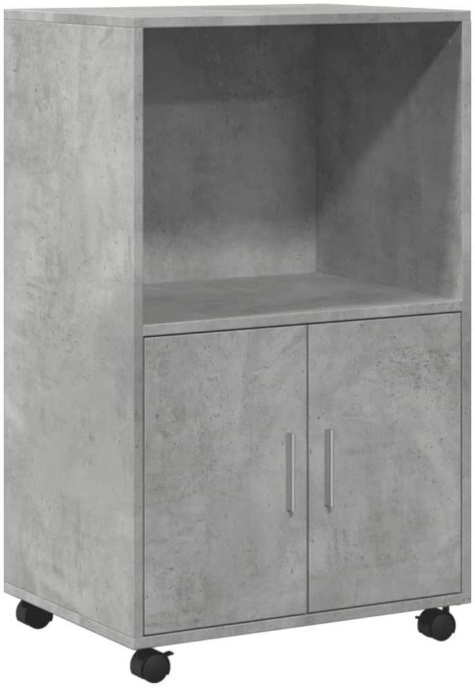 vidaXL Rollschrank Betongrau 55x40x91 cm Holzwerkstoff 853185 Bild 1