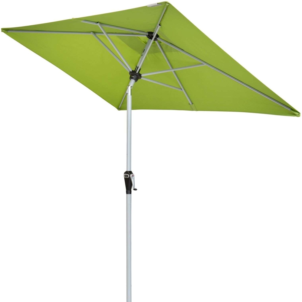 Doppler Active Auto Tilt 210x140 cm Sonnenschirm 5 Farben Balkonschirm Mittelmast 457460 836 Fresh Green Bild 1