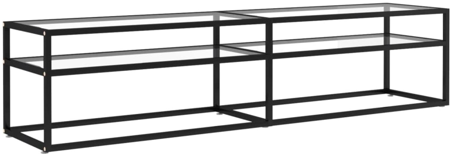 vidaXL TV-Schrank Transparent 180x40x40,5 cm Hartglas 331722 Bild 1