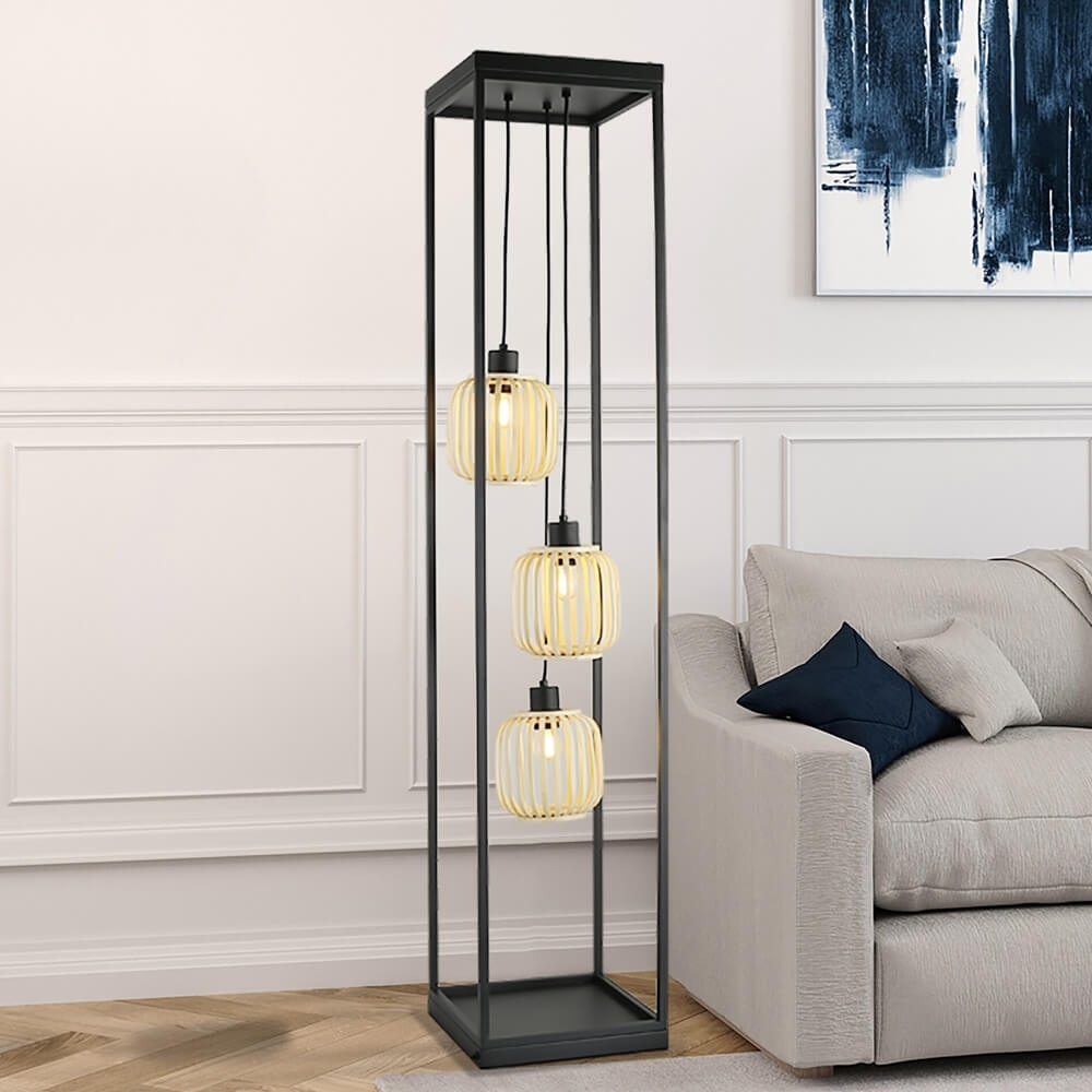 HOME DELUXE Stehlampe ZITA - Schwarz Bild 1