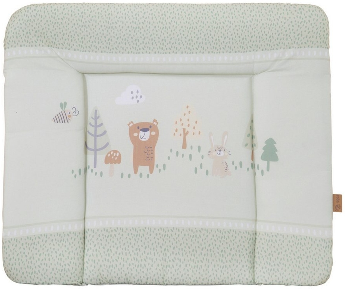 roba Wickelauflage 'Woodland Buddies' - 85 x 75 cm - PU-beschichtet - Pastellgrün Bild 1