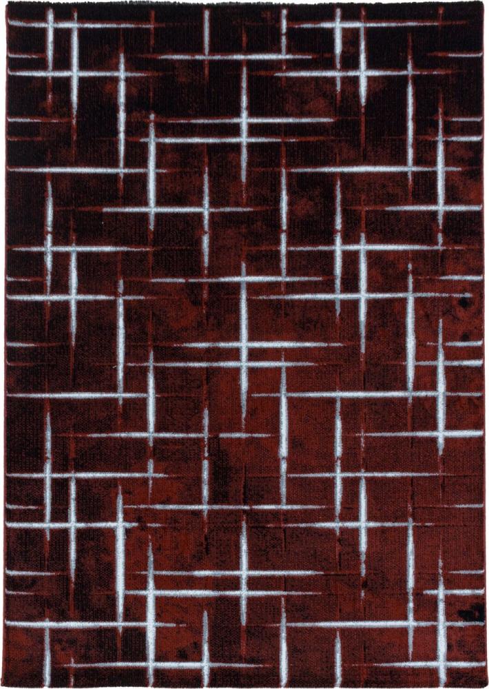 Kurzflor Teppich Clara Läufer - 80x250 cm - Rot Bild 1