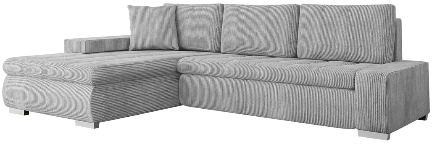 Ecksofa Orkan Mini Cord (Farbe: Poso 110) Bild 1