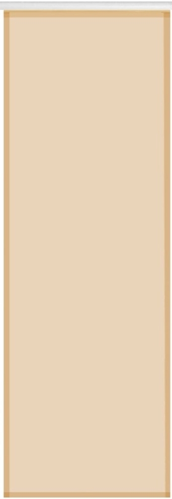 Bestlivings Flächenvorhang Noella beige - nude ohne Technik, 60x245 cm Bild 1