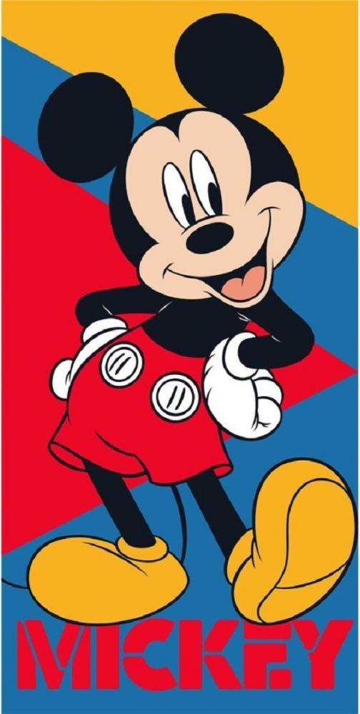 Mickey Maus Handtuch 70 x 140 cm Strandhandtuch perfekte Begleiter für den Pool Bild 1